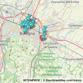 Mappa Via Giuseppe Dozza, 40139 Bologna BO, Italia (3.70417)