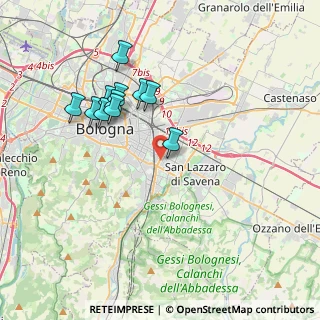 Mappa Via Giuseppe Dozza, 40139 Bologna BO, Italia (3.53455)