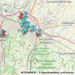 Mappa Via Giuseppe Dozza, 40139 Bologna BO, Italia (4.35583)
