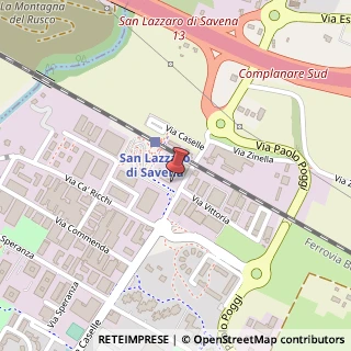 Mappa Via Caselle, 69, 40068 San Lazzaro di Savena, Bologna (Emilia Romagna)