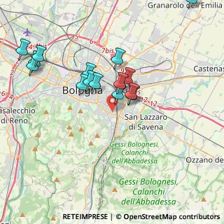 Mappa Via Francesco Cavazza, 40137 Bologna BO, Italia (3.95267)