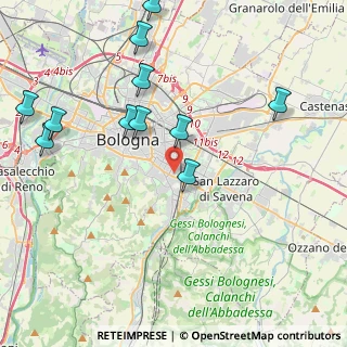 Mappa Via Francesco Cavazza, 40137 Bologna BO, Italia (4.81636)