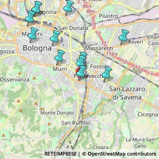 Mappa Via Francesco Cavazza, 40137 Bologna BO, Italia (2.39167)