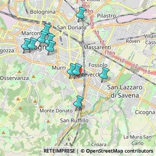 Mappa Via Francesco Cavazza, 40137 Bologna BO, Italia (2.13182)