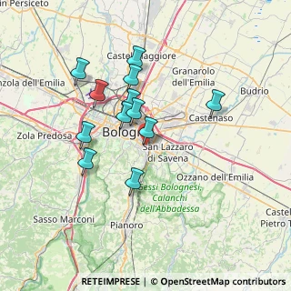 Mappa Via Francesco Cavazza, 40137 Bologna BO, Italia (6.31417)