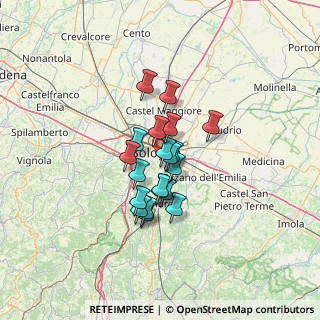 Mappa Via Bellacosta, 40137 Bologna BO, Italia (9.1205)