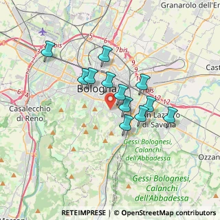 Mappa Via Bellacosta, 40137 Bologna BO, Italia (2.76833)