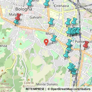 Mappa Via Bellacosta, 40137 Bologna BO, Italia (1.4105)