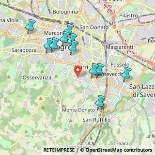 Mappa Via Bellacosta, 40137 Bologna BO, Italia (1.97727)