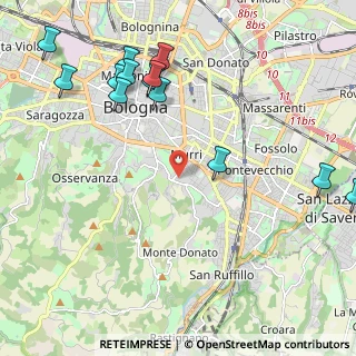 Mappa Via Bellacosta, 40137 Bologna BO, Italia (2.68231)