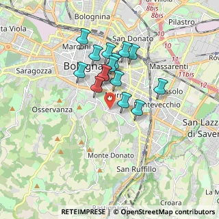 Mappa Via Bellacosta, 40137 Bologna BO, Italia (1.424)