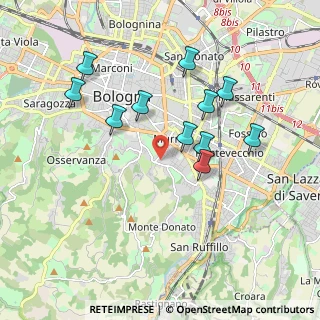 Mappa Via Bellacosta, 40137 Bologna BO, Italia (1.80455)