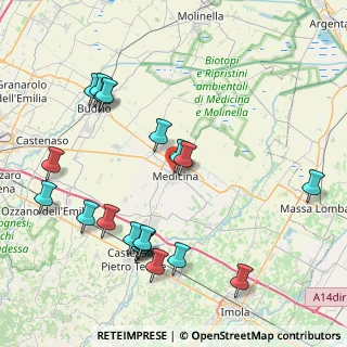Mappa Via San Carlo, 40059 Roslé , Italia (9.441)