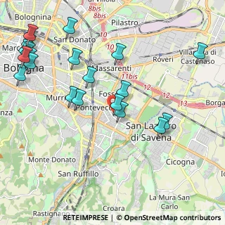 Mappa Via Bellaria, 40139 Bologna BO, Italia (2.6065)