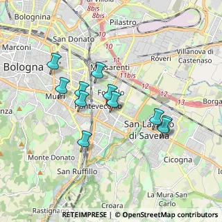 Mappa Via Bellaria, 40139 Bologna BO, Italia (1.57727)