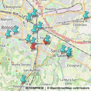 Mappa Via Bellaria, 40139 Bologna BO, Italia (2.39533)