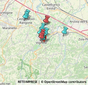 Mappa MO4, 41058 Vignola MO, Italia (4.525)