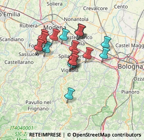 Mappa MO4, 41058 Vignola MO, Italia (10.5125)