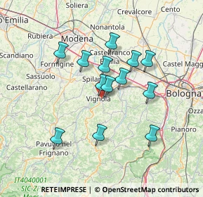 Mappa MO4, 41058 Vignola MO, Italia (11.86769)