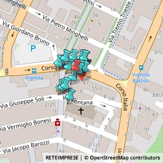 Mappa Via Garibaldi 1 angolo, 41058 Vignola MO, Italia (0)