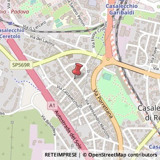 Mappa Via Ottorino Respighi, 173, 40033 Casalecchio di Reno, Bologna (Emilia Romagna)
