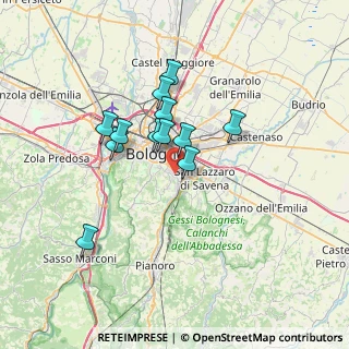 Mappa SP 65, 40137 Bologna BO, Italia (5.57667)