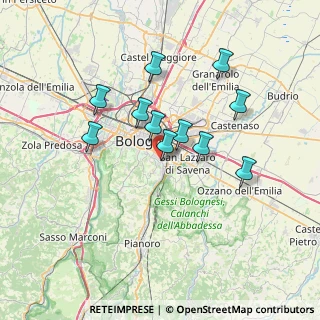 Mappa SP 65, 40137 Bologna BO, Italia (6.07455)