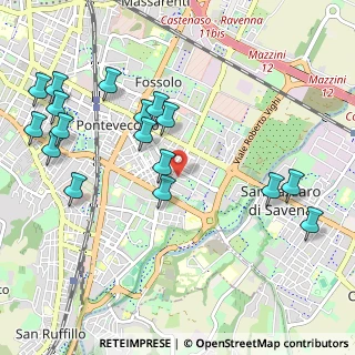 Mappa Via Massa Carrara, 40139 Bologna BO, Italia (1.21294)