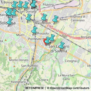 Mappa Via Massa Carrara, 40139 Bologna BO, Italia (3.04941)