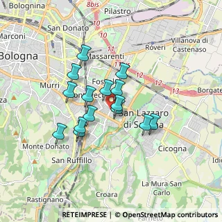 Mappa Via Massa Carrara, 40139 Bologna BO, Italia (1.32933)