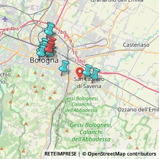 Mappa Via Genova, 40139 Bologna BO, Italia (4.04692)