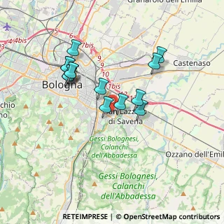 Mappa Via Genova, 40139 Bologna BO, Italia (3.29429)