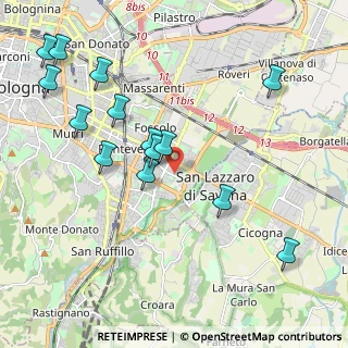 Mappa Via Genova, 40139 Bologna BO, Italia (2.30214)