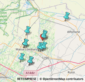 Mappa Via Sentiero S. Lorenzo, 48022 San Lorenzo RA, Italia (6.475)