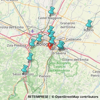 Mappa Via Pier Paolo Molinelli, 40137 Bologna BO, Italia (6.86273)