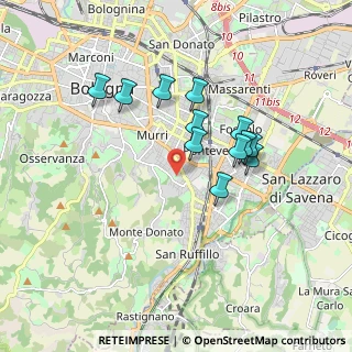 Mappa Via Pier Paolo Molinelli, 40137 Bologna BO, Italia (1.55917)
