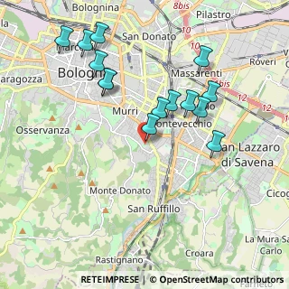 Mappa Via Pier Paolo Molinelli, 40137 Bologna BO, Italia (2.01357)