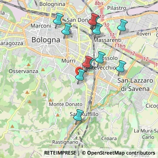 Mappa Via Pier Paolo Molinelli, 40137 Bologna BO, Italia (1.99333)