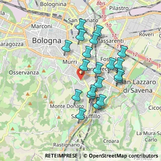 Mappa Via Pier Paolo Molinelli, 40137 Bologna BO, Italia (1.6645)
