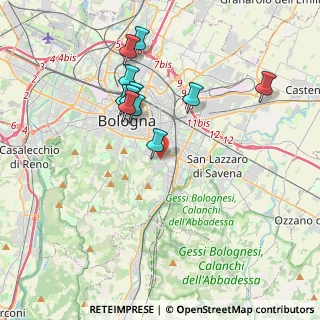 Mappa Via Pier Paolo Molinelli, 40137 Bologna BO, Italia (3.59909)