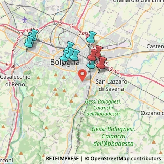 Mappa Via Pier Paolo Molinelli, 40137 Bologna BO, Italia (3.38154)