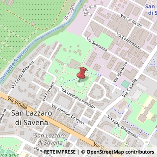Mappa Via Gaetano Pollastri, 40068 San Lazzaro di Savena BO, Italia, 40068 San Lazzaro di Savena, Bologna (Emilia Romagna)