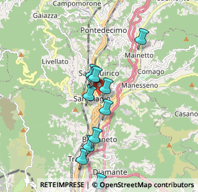 Mappa Via S. Quirico, 16100 Genova GE, Italia (1.58091)