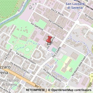 Mappa Via Speranza, 11, 40068 San Lazzaro di Savena, Bologna (Emilia Romagna)