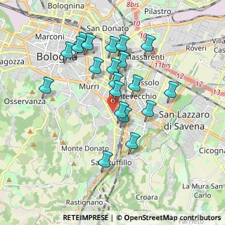 Mappa Via delle Fragole, 40137 Bologna BO, Italia (1.74)