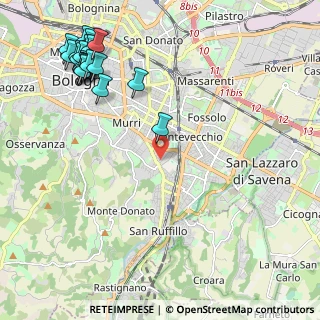 Mappa Via delle Fragole, 40137 Bologna BO, Italia (2.967)