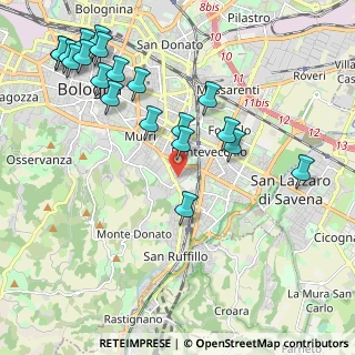 Mappa Via delle Fragole, 40137 Bologna BO, Italia (2.4965)