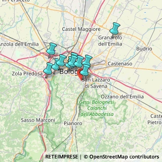 Mappa Via Aureliano Pertile, 40137 Bologna BO, Italia (4.85273)