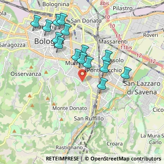 Mappa Via Aureliano Pertile, 40137 Bologna BO, Italia (1.93533)