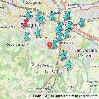 Mappa Via Aureliano Pertile, 40137 Bologna BO, Italia (2.0775)